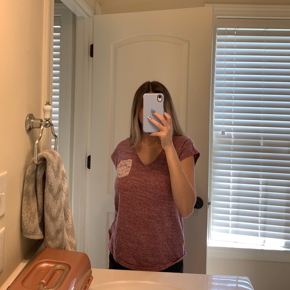 Boutique purple tee